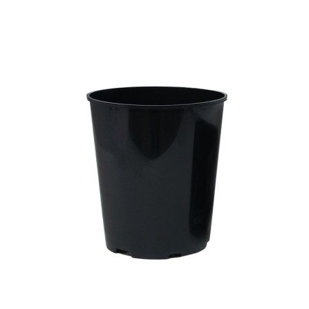 Pot for seedlings, 2 l, d = 14 cm, h = 18 cm, black, greengo-5