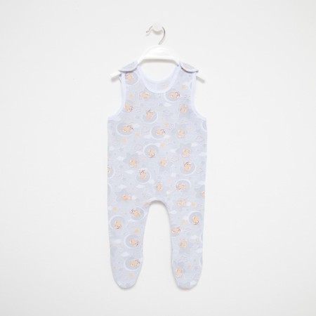 Long baby sliders, gray/bears, height 74 cm