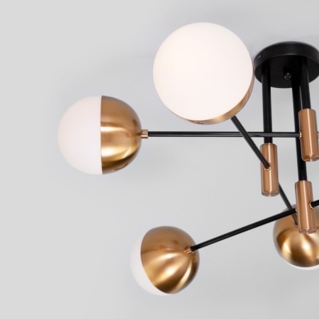 Потолочная люстра в стиле лофт Nuvola, 60Вт, E27, 80x80x33 см-2