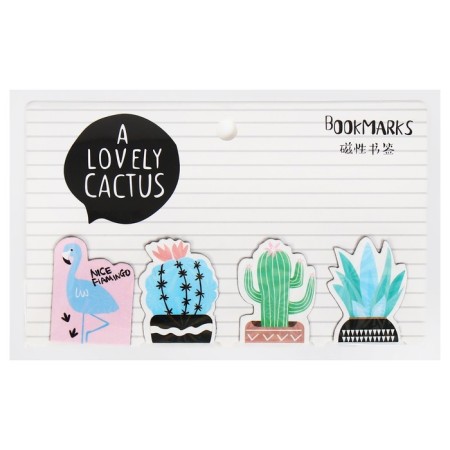 A set of magnetic bookmark for books Calligrata 4 pieces, "Assorted", mix-7