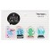 A set of magnetic bookmark for books Calligrata 4 pieces, "Assorted", mix