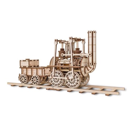 Wooden designer 3D Lokomotiv-4