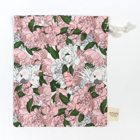Bag Textile Ethel "Parrot" 27x34 cm, 80% HL, 20% PE, satin 110 g/m2-1