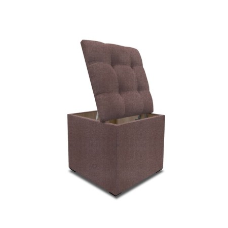 Puff with a lid and weight, 400 × 400 × 420 mm, Savana Plus Rogozhka, Java Color-2