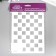 Plastic stencil "Chessboard" 24x16 cm