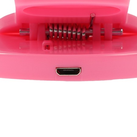 LED ring lamp for Luazon Aks-06, 3 modes, 80 mAh, pink-8