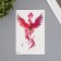 Tattoo on the body color "Phoenix. Sakura" 12x19 cm