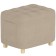Bangage "Vicki", 530 × 400 × 460 mm, velor, beige color