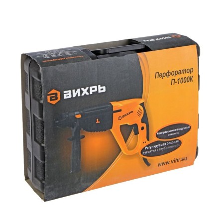 Perforator Vikhr P-1000k, 220 V, 1000 W, 5 J, 4900 BLU/Min, SDS-PLUS, Case-3
