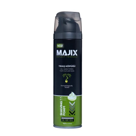 Shaving foam Majix Sport Olive Oil with olive oil, 200 ml