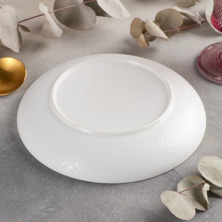 Poramic deep “gravity”, 440 ml, d = 20.5 cm, beige color-2