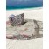 Pareo and beach rug "Romance of Paris", d = 150 cm
