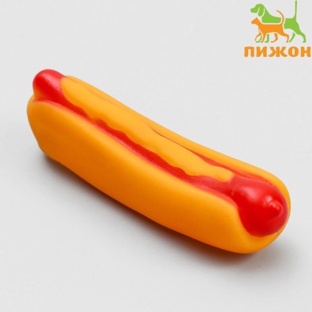 Brying toy "Hotdog" for dogs, 13.5 cm