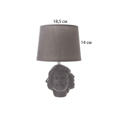 Table lamp "Aphrodite" 1x40W E14 gray 19x19x28.5cm-7