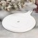 Porcelain dish for submitting Magistro "Blanche. Grill ", d = 30.5 cm, white color