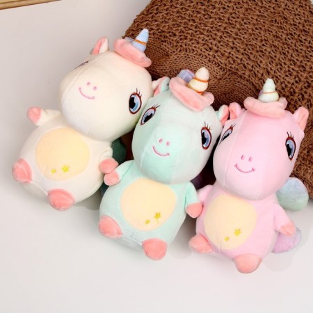 Soft toy "Unicorn", 23 cm, Mix colors-1