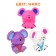 Rubber toy for the bath "Mouse", 9 cm, with a squeak, color mix, crumb I