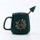New Year's ceramic mug with a spoon "Everything will come true", 350 ml