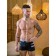 Male bathing panties, size 52, black color, gray color