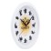 Wall clock, D-28 cm, interior, "yoga with a cat", silent