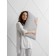 Guten Morgen Softt pillow, size 50x70 cm, gray color