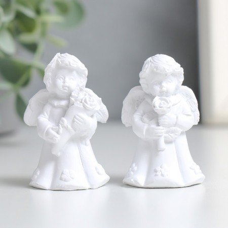Souvenir Polystone "White Angel in the dress" MIX 2.7x3.3x5 cm