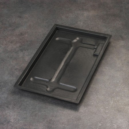 Tray for the tea ceremony, chaban, 43 x 28.5 x 5 cm, Japanese oak-4