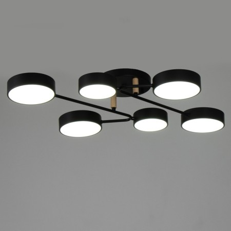 Almo chandelier 6XLED 144W 3000-6000K Black 80x58x21 cm Bayerlux-1