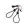 Lasso for the penis Mystim Rodeo Robin, electrical stimulation, silicone, black, 42 ​​cm