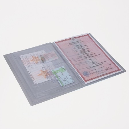 Folder for documents, 3 sets, blue color-3