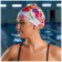 Шапочка для плавания взрослая ONLYTOP Swim Modern, тканевая, обхват 54-60 см