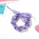 Bracelet Children's "Choselka" 3 threads, butterflies and flowers, purple color