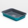 Medium toilet with a mesh of 36 x 26 x 6.5 cm, gray/turquoise