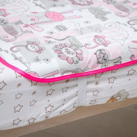 Adhesive-a dagger 70x100 cm, with holders-holders, the color of a gray-pink-5