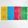 Modular massage rug ortho puzzle "Stoop", 8 modules, 4 types