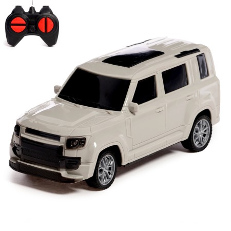 Radio -controlled jeep "Cruiser", works from batteries, beige color