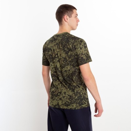 T -shirt male, green color/pixel, size 56-3