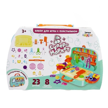Set for playing with plasticine "supermarket"-3