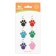Tarry for engraving "paw", packing 6 pcs, 2.6 x 3.2 cm, mix of flowers