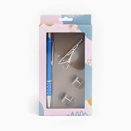Gift set 3v1 (pen, hairpin for a tie, cufflink)