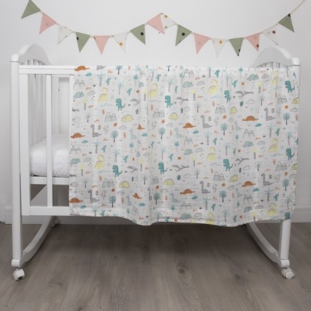 Muslim diaper "dinosaurics", size 120x120 cm-1