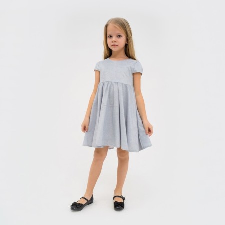 Dress elegant children's KAFTAN, p. 32 (110-116 cm), silver-1