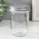 Bank for candles glass with a “transparency” lid 250 ml 7x7x9.5 cm