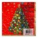 New Year's napkins Paper Home Classic "New Year's spruce on red", 3 layers, 33x33 cm, 20 pcs