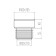 Viant toilet cuff, straight