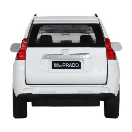 Metal machine Land Cruiser Prado 1:32, light and sound, doors, hood, baggage, inertia are opened-7