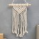 Panel wall in the technique of macrame "Ottalia" natural 47x20 cm