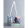 Box under the bento-port with ribbons, holography, 21 x 21 x 18 cm