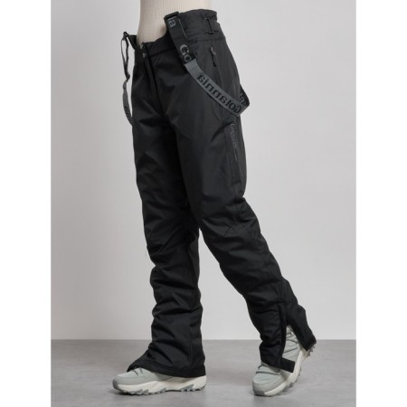 Semi -combinezone ski insulated female winter, size 46, black color-8