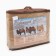 Camel wool blanket 200x215 cm, color mix
